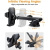 VANMASS (2024 BEST & Strongest) Car Phone Holder (Over 60LBS Suction Military-Grade) Patent & Safety Certs Mobile Mount Dashboard Windscreen Vent Van Stand Cradle for 15 Pro Max 14 13 12 Samsung