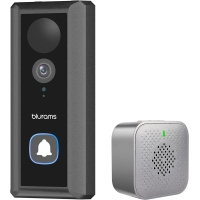 Дверной звонок Blurams с беспроводной камерой, аккумулятором для видеодомофона 2K