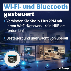 Shelly Plus 2 PM 2er Pack / Wlan 2 Kanäle Smart Relais Schalter