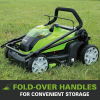 Greenworks G40LM41K2X cordless lawnmower for areas up to 500 m²