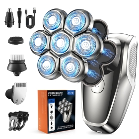 Lovcoyo 5 in 1 Electric Shaver for Men - Ideal Anti-pinch Shaver, Hair Clipper