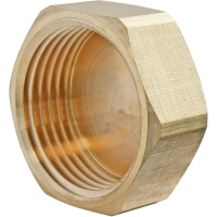 Brass plug - internal thread 15/21 for connecting water connections, 2 pieces