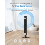 Dreo Smart Tower Fan mit Sprachsteuerung über WLAN, funktioniert mit Alexa, App-Steuerung