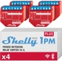 Shelly Plus 1PM: Conmutador de relé con WiFi y Bluetooth y medición de corriente