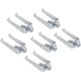 Set of 6 metal closures