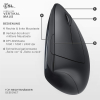 CSL - Ratón Óptico Inalámbrico - Bluetooth + Radio 2.4GHz - Diseño Vertical