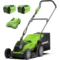 Greenworks 40V cordless lawn mower for lawns up to 400 m², cutting width 35 cm