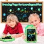 Writing Board for Kids Ages 2, 3, 4 and 5 - Magic LED Board for Kids, Magnetic Board, LCD Writing Board for Kids, Educational Games, Dinosaur Toys, Birthday Gift for Kids Girls Boys