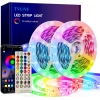 Tira LED de 20 m con mando a distancia, configuración de temporizador, ajuste de brillo