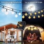 Aisutha Solar LED Garden Lights Outdoor, 8m Solar Outdoor String Lights 40 LED 8 Modes Glass Balls Waterproof IP65 Solar Outdoor Lights for Garden Patio Balcony Wedding