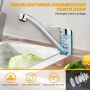 Single lever kitchen faucet with 360° swivel joint, chrome,