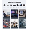 Nixsto Ethernet Cable 2m Cat 8 Cable High Speed Flat Network Cable 40Gbps 2000MHz with RJ45 Connector for Router Modem Switch Game Console