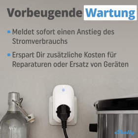 Умная розетка Shelly Plug 16А с управлением Wi-Fi и регулировкой мощности. Совместимость с Alexa и Google Home