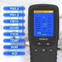 LifeBasis Air Quality Meter Formaldehyde Detector for HCHO TVOC VOC AQI PM1.0 PM2.5 PM10