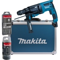 Makita HR2631FT13 combination hammer drill for SDS-PLUS 26 mm
