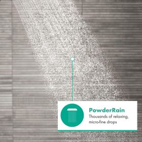 Rociador de ducha ahorrador de agua Hansgrohe Pulsify S, tipo 1 chorro