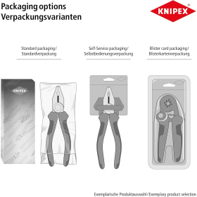 KNIPEX 97 40 10 Інструмент для монтажу плат, розеток і панелей 175 мм