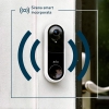 Timbre con vídeo con cable para exteriores Arlo, HD 1080p, visión nocturna en color de 180°, detección de movimiento, audio bidireccional