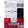 REV 0088240103 G-Homa, Repetidor detector de humo WLAN, alarma vía app/mail a nivel mundial, blanco