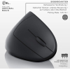 CSL - Ratón Óptico Inalámbrico - Bluetooth + Radio 2.4GHz - Diseño Vertical