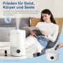 LEVOIT 3L Top Fill Luftbefeuchter, 360° drehbare Düse Cool Mist Humidifier, 300ml/H Nebelvolumen, 28 dB leise, 25H Raumbefeuchter & Aroma Diffusor für Kinderzimmer, Schlafzimmer, Pflanzen