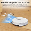 Roborock S7 robot aspirador con función de limpieza, robot aspirador 2500Pa, app Alexa robot aspirador con control por voz, inteligente para suelos duros, pelo de mascotas, alfombras, blanco