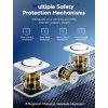 Cargador Mag-Safe 3 en 1 para Apple Watch y iPhone 14 13 12 11 Pro Max Plus, 18W para iPhone iWatch y AirPods Pro/2/3 con Adaptador