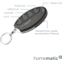 Homematic IP Smart Home remote control in the form of a key fob, alarm system