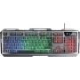 Trust Gaming GXT 845 Tural teclado para juegos QWERTZ con juego de ratón, retroiluminación LED