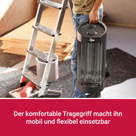 Обігрівач SUNTEC Heat Ray Carbon Tower 1200 OSC до 17 м², потужність 1200 Вт, інфрачервоне теплове випромінювання