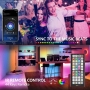 Mexllex Tira LED 10m (1 Rollo) Tira LED RGB Bluetooth con Control App