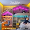 Tira LED de 20 m con mando a distancia, configuración de temporizador, ajuste de brillo