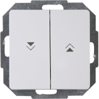 Kopp Paris Jalousieschalter, IP 20, arktis-weiß, 250V~, 651502087
