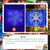 Guirnalda navideña en forma de copo de nieve 120 x 130 cm, 320 LED