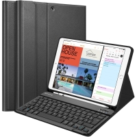 Fintie Tastaturhülle für iPad Air 10,5/iPad Pro 10,5 Zoll, weiche TPU-Schutzhülle mit Halterung