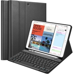 Чехол-клавиатура Fintie для iPad Air 10,5/iPad Pro 10,5 дюймов, мягкий чехол из ТПУ с держателем
