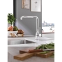 Grohe Essence New – single lever sink mixer with high spout