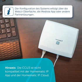 ‎Центральний розумний домашній блок CCU3 для керування компонентами Homematic та Homematic IP