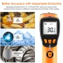 Digital Infrared Thermometer -50℃~550℃, Non-Contact Laser Temperature Gun with LCD Display, Infrared Thermometer for Grill, Oven, Adjustable Emissivity (Not for Humans)