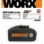 Lithium-ion battery 4 Ah. For Worx Powershare WA3553 tools