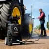 Yard Force 2500W pressure washer EW N15X with water-cooled induction motor, wheels + extendable handle, including hand brush, surface cleaner