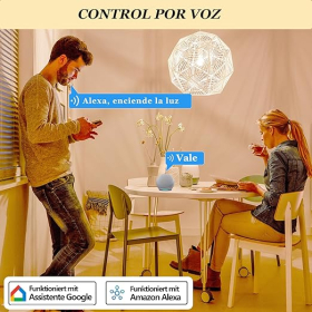 Enchufe inteligente SURFOU Zigbee WiFi compatible con Philips Hue, Alexa, Google Home