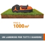 Worx Landroid M WR143E cortacésped robótico/cortacésped inalámbrico para jardines de hasta 1000 m²