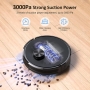 Lubluelu Roboter-Staubsauger mit 5-Karten-Lasernavigation, 3000 Pa, 55 dB mit App-Steuerung, ideal für Tierhaare, Teppiche, Hartböden