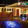 Guirnalda navideña en forma de copo de nieve 120 x 130 cm, 320 LED