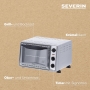 SEVERIN Back- und Toastofen. Leistung 1500 W und Temperatur von 100 bis 230 °C