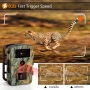 COLIFE Outdoor Hunting Camera 28MP 1520P/2.7K HD Motion Detection Invisible Infrared Fall Camera with Night Vision