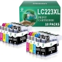 Ersatzpatronen GREENSKY LC223 für Brother – Multipack Tinte