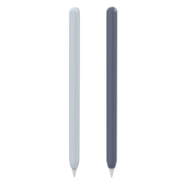 Stoyobe 2x TPU Silikonhülle Silikonhülle für Apple Pencil 2 - Hellblau / Dunkelblau