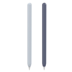 Stoyobe 2x TPU силиконовый чехол силиконовый чехол для Apple Pencil 2 - светло-голубой / темно-синий